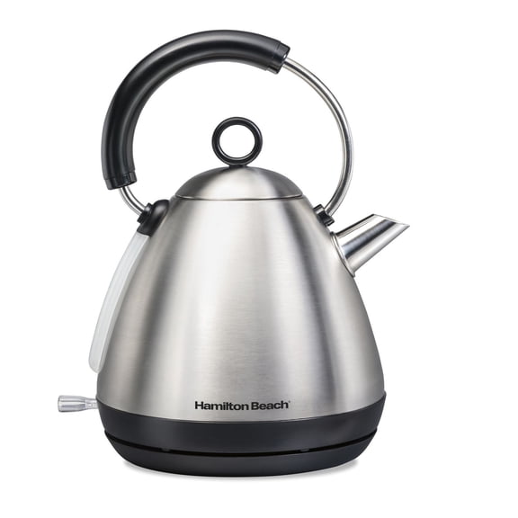 Hamilton Beach Stainless Steel Cordless Electric Kettle, 1.7 Liter, 1500 Watts, 40897C