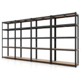 thumbnail image 1 of Costway 4 PCS 5 Tier Adjustable Garage Shelving Unit with 2000 lbs Max Load for Warehouse Black, 1 of 9