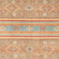 thumbnail image 1 of Ahgly Company Tapis d'Intérieur Carrés Abstraits Orange Tapis de Zone Abstraits, 3 Pieds Carré, 1 of 6