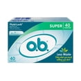 thumbnail image 3 of Tampons o.b. originaux sans applicateur à absorptivité super, 3 of 10