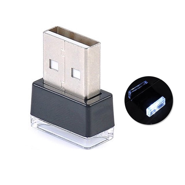 LEEYNEER Portable USB LED Car Interior Ambient Atmosphere Night Light Decorative Lamp