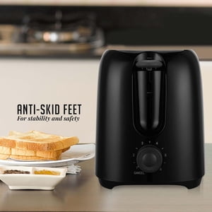 Tostadora eléctrica para 2 rebanadas con selector de tostado de 6 niveles NEW US