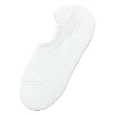 Lovskoo 2024 Chaussettes Invisibles à la Cheville pour Femmes Printemps et Été Couleur Unie Chaussettes Invisibles Coton Chaussettes Antidérapantes en Silicone Chaussettes Respirantes Blanc