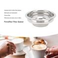 thumbnail image 4 of Stainless Steel Coffee Filter Basket,Efficient Design Reusable Coffee Filters Basket Easy to Clean and Maintain Portafilter Filter Basket for Coffee Machine, 4 of 8