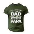 thumbnail image 1 of LUOGENLI T-shirts pour Homme pour Hommes Homme Printemps et Été Fête des Pères Décontracté Rétro Lettrage Impression Partielle T-Shirt Col Rond Manche Courte Haut T-shirts pour Hommes T-shirts Graphiques Fête de la Saint-Patrick Vert Armée TTTG, 1 of 6