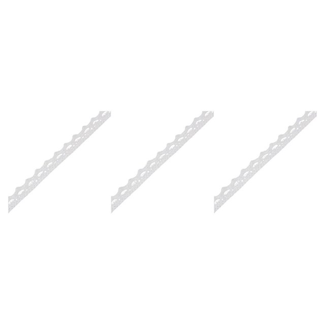 Baohd 1 Roll Lace Craft Ribbon Charming Stylish DIY Craft Creative Sewing Accessory Clothes Supplies Good-looking Lace Trim Type3 3Set