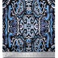 thumbnail image 1 of Soimoi Poly Georgette Fabric Floral & Paisley Decorative Print Fabric by The Yard 52 Inch Wide, 1 of 3