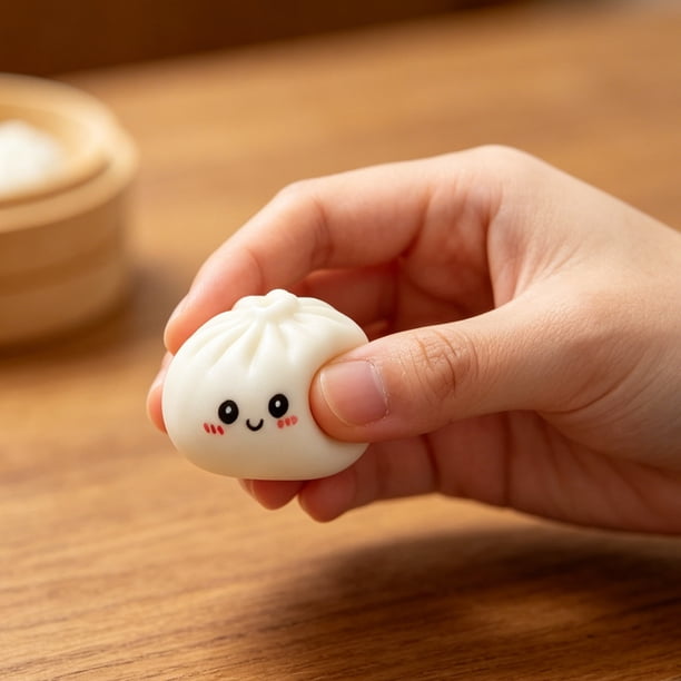 Petits raviolis squishy - Lot de 4 - Jouet anti-stress à presser - Jouet sensoriel anti-stress - Squishy anti-stress - Raviolis squishy à presser lent | Leroy Merlin
