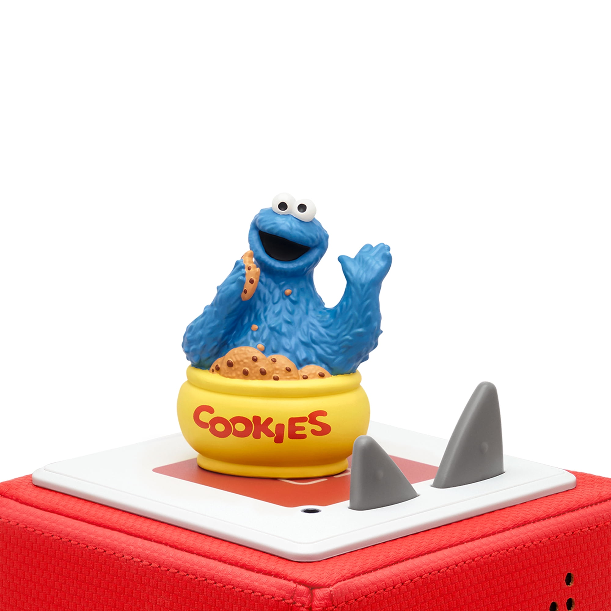 tonies Toniebox 2 Bundle with Elmo, Abby Cadabby and Cookie Monster from Sesame Street – Sunset Red (English)