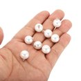 thumbnail image 4 of Unique Bargains Pendentifs Perles Factices 12 mm, Lot de 150 Perles Rondes Imitation Perle, Argent Blanc, 4 of 6