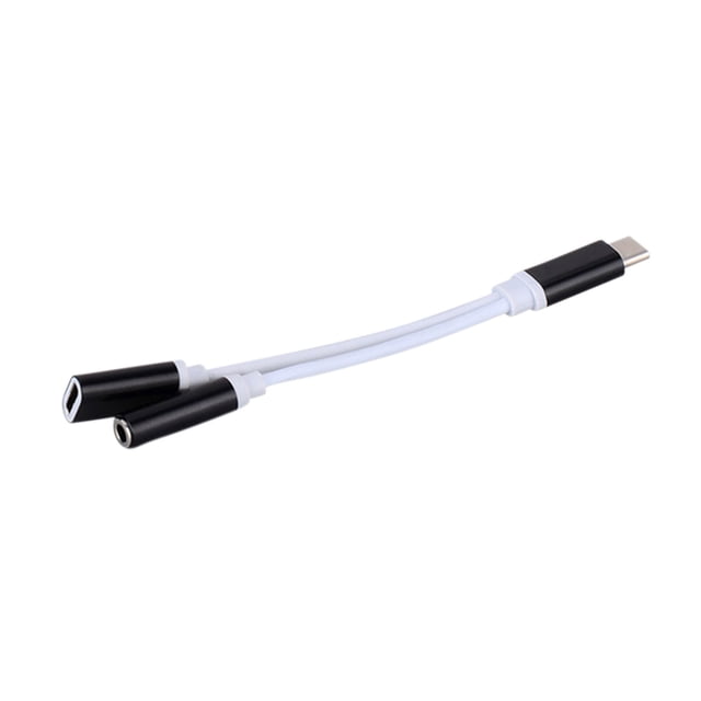 Chmadoxn Type-c To Type-C+3.5mm Audio Adapter Headset Charging Two-in-one Adapter Audio Cable