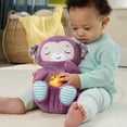 thumbnail image 3 of Fisher-Price-Mon Singe Clins Violet-peluche et veilleuse violette, 3 of 6