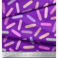 thumbnail image 2 of Soimoi Purple Modal Satin Fabric Brush Stroke Abstract Decor Fabric Printed Yard 42 Inch Wide, 2 of 3