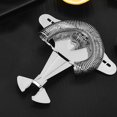 thumbnail image 3 of Cocktail Strainer, Professional Stainless Steel Bar Strainer Bar Cocktail Strainer Filtering Tool Hawthorne Drink Strainer Fighter Plane Cocktail Strainer, 3 of 8