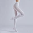thumbnail image 4 of Ohufall Collants Opaques Doux Unis pour Femmes Collants pour Femmes avec Pieds, 4 of 5
