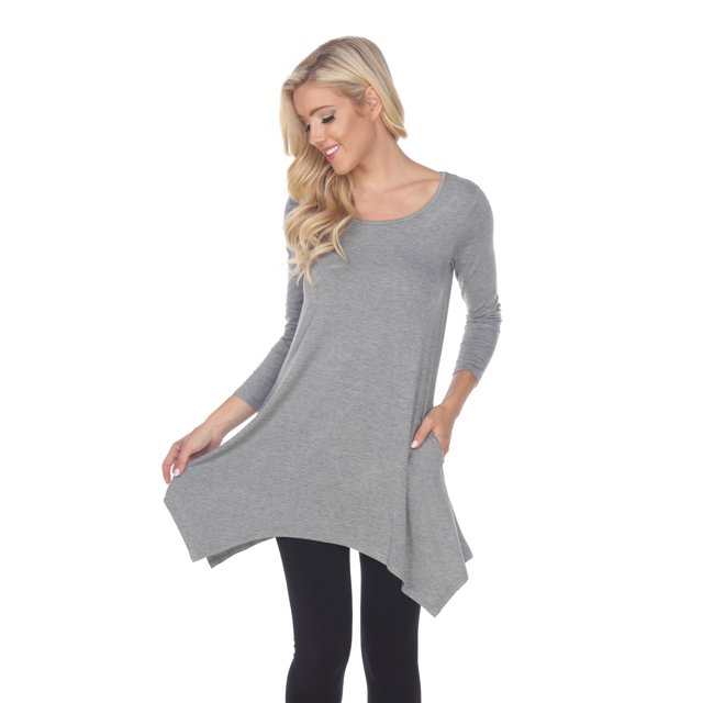 White Mark Tunique Makayla pour Femmes à Manches 3/4