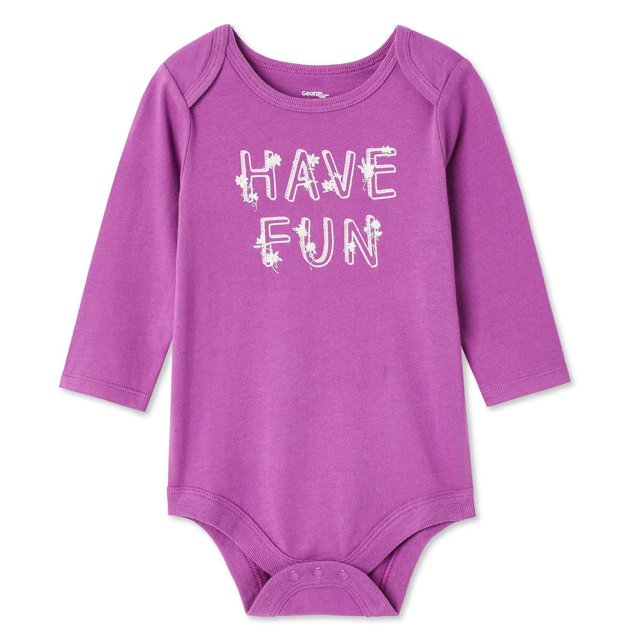 Cache-couche à manches longues George pour bébés filles
