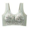 thumbnail image 2 of Lingerie for Women Oversized Thin Lingerie with A Large Chest and No Steel Ring Sports Bra Gathered Sagging and Beautiful Back Daily Bra Rings for Women Sizes : M-4XL, 2 of 9