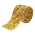thumbnail image 1 of Unique Bargains 1 Roll 1 Yard Self Adhesive Crystal Rhinestone Diamond Ribbon for Arts & Crafts Project Gold, 1 of 5