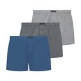 thumbnail image 1 of Lyle & Scott Mens Plain Jersey Knit Boxer Shorts (Pack of 3), 1 of 4