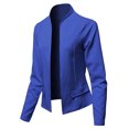 thumbnail image 1 of Veste Blazer Femme Manches Longues Cardigan Manteau Bureau, 1 of 4