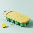 thumbnail image 3 of Amzcrzy Ice Cube Tray Soft Bottom Easy To Disassemble and Form Ice Box Self-Made Ice Box Ice Tray Apartment Essentials Ice Tray, 3 of 5