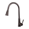 thumbnail image 1 of Pull-Down Kitchen Faucets, Single-Handle High Arc Sprayer Kitchen Sink Faucet, 1 of 5