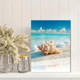thumbnail image 2 of Seashell Beach Vacation Canvas Wall Art 15.75x11.81 Inches, 2 of 8