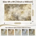 thumbnail image 2 of KIRFEIHT Area Rug 6x9 for Living Room Modern Abstract Bedroom Rug Machine Washable Carpet Non Slip Stain Resistant Rug for Dining Room Soft Kid‘s Playroom Rug Faux Wool Indoor Carpet Brown, 2 of 6