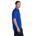 thumbnail image 2 of Hanes Cotton-Blend Men`s Jersey Polo, S, Deep Royal, 2 of 3