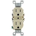 thumbnail image 1 of Leviton Mfg M21-T5320-IMP 10 Unités 15 A Réceptacle Recto Verso Ivoire, 1 of 3