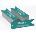 thumbnail image 2 of Inkdotpot Real Silver Foil Merry Christmas Tags Favor Hang Paper Tags 100 Pieces, 2 of 6