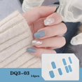 thumbnail image 1 of 15 Styles Semi Cured Gel Nail Stickers Full Nail Required Gel Wraps, 1 of 9
