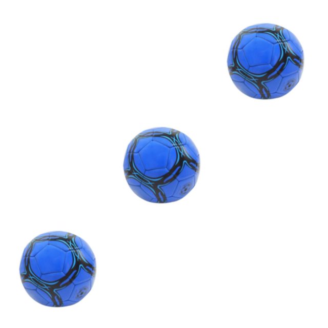 Thinsony Portable Official Soccer Ball - Wide Application Range For Games Widely Used PVC Ball Official Newest Soccer Football thickened blue type 4 3Set