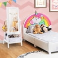 thumbnail image 2 of Gymax Miroir Pleine Longueur Autoportant pour Enfants avec Tablette Bac de Rangement Blanc, 2 of 10