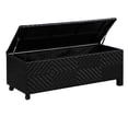 thumbnail image 4 of Patioflare Padded Wicker Deck Box-Bench Combo, 60 gallons capacity, 4 of 6
