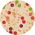 thumbnail image 1 of Ahgly Company Tapis d'Intérieur Lavable à la Machine, Carré, Transitionnel, Kaki et Or, Tapis de Zone, 3 Pieds Carré, 1 of 7