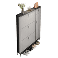 thumbnail image 3 of SOCE041 - Slim Entryway Shoe Cabinet with Flip Storage-Grey（120 x 17 x 120cm）, 3 of 3