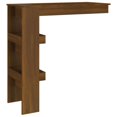thumbnail image 3 of vidaXL Wall Bar Table Brown Oak 102x45x103.5 cm Engineered Wood, 3 of 5