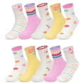 thumbnail image 1 of Fgnfyis Socks for Girls 5 Pairs of Socks Children's Girls Boys Classic Socks Funny Crew Socks Winter Summer Pink XL, 1 of 9