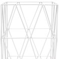 thumbnail image 4 of Simple Designs Lampe de Table Carrée Géométrique en Métal Blanche, 4 of 4