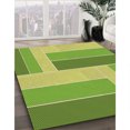 thumbnail image 3 of Ahgly Company Machine Washable Indoor Rectangle Transitional Chameleon Green Area Rugs, 8' x 10', 3 of 7