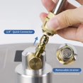 thumbnail image 4 of Nettoyeur de Surfaces à Pression de 13 Pouces avec 4 Roues, Boîtier en Acier Inoxydable et Connecteur Rapide de 1/4 Pouces, Accessoire de Laveuse Électrique avec 2 Rallonges, 2 Embouts de Rechange, 4 of 5