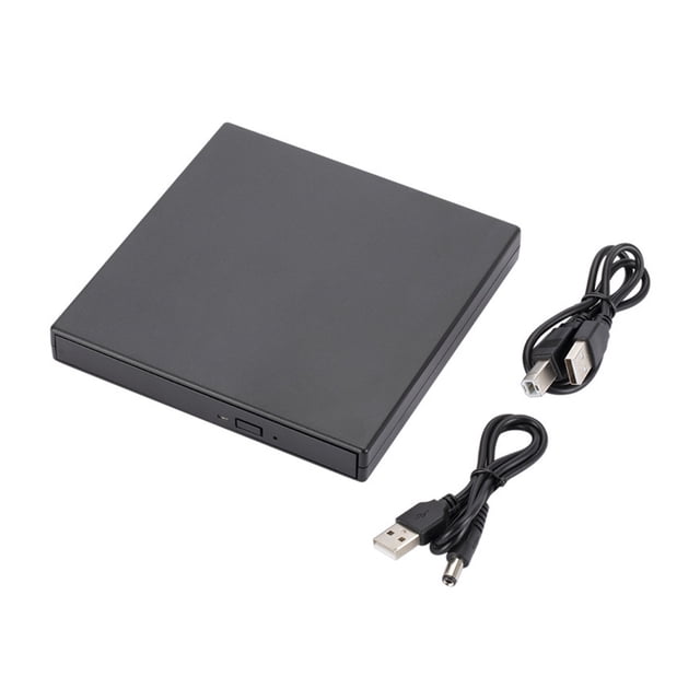 QualitChoice Universal Laptop USB 2.0 Fast Speed External CD Drive Desktop PC Reusable Removable DVD Player Reader Writer Computers 1PCS