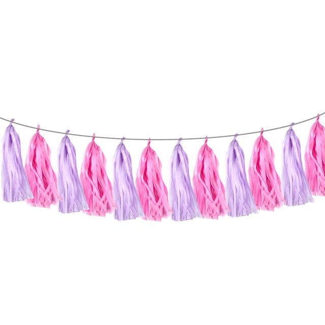 Baohd Festive Garland Banner For Party Wedding And Birthday D茅cor Easy To And Saving Time Paper Silver,Type27 14 inch