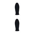 thumbnail image 3 of Thinsony Pot Handle Cover Silicone Shell Cast Grip Pot Protective Handles Pad Covers Iron Heat Sleeves Resistant for Home Restaurant Black 2Set, 3 of 6