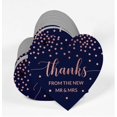 thumbnail image 3 of Inkdotpot Pack Of 50 Real Rose Gold Foil Paper Tags Thanks From The New Wedding Favor Hang Tags, 3 of 6