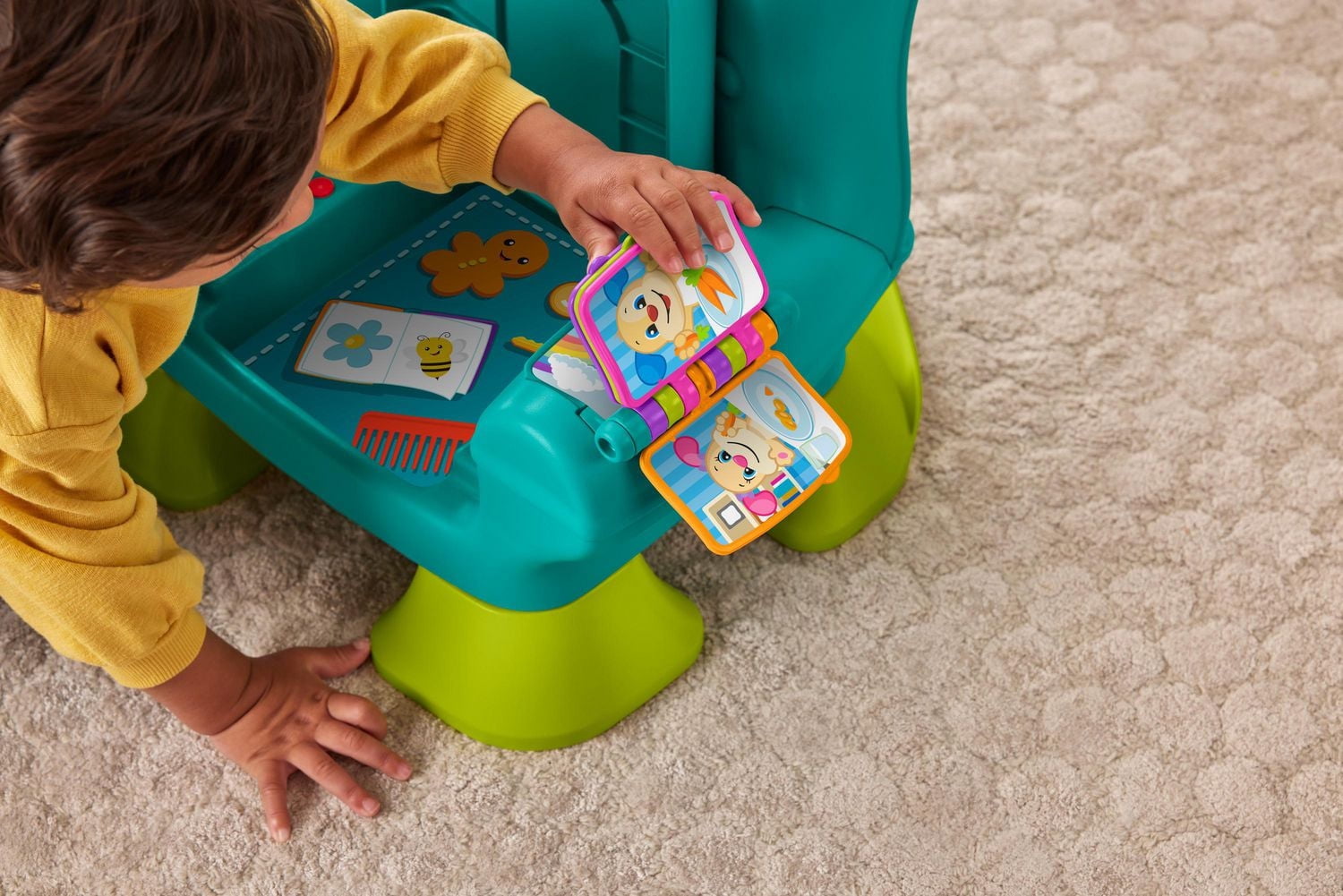 Fisher-Price – Rires et Éveil – Chaise Éveil Progressif, sarcelle