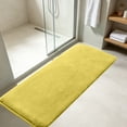 thumbnail image 4 of 47in Extra Large Corals Fleece Bath Mat Soft Shaggy Bathroom Rug Non-Slide Latex Backing Absorbent Quick Dry Machine Washable Floor Carpet for Bathtub Shower Sink Doorway Home Decor, 4 of 8