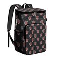 thumbnail image 1 of Small Floral Botanical Pattern Insulated Cooler Backpack, Leakproof Waterproof Lunch Backpack for Spring and Summer Outdoor Activities, 1 of 6